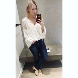 ANTHROPOLOGIE "stet dark denim"